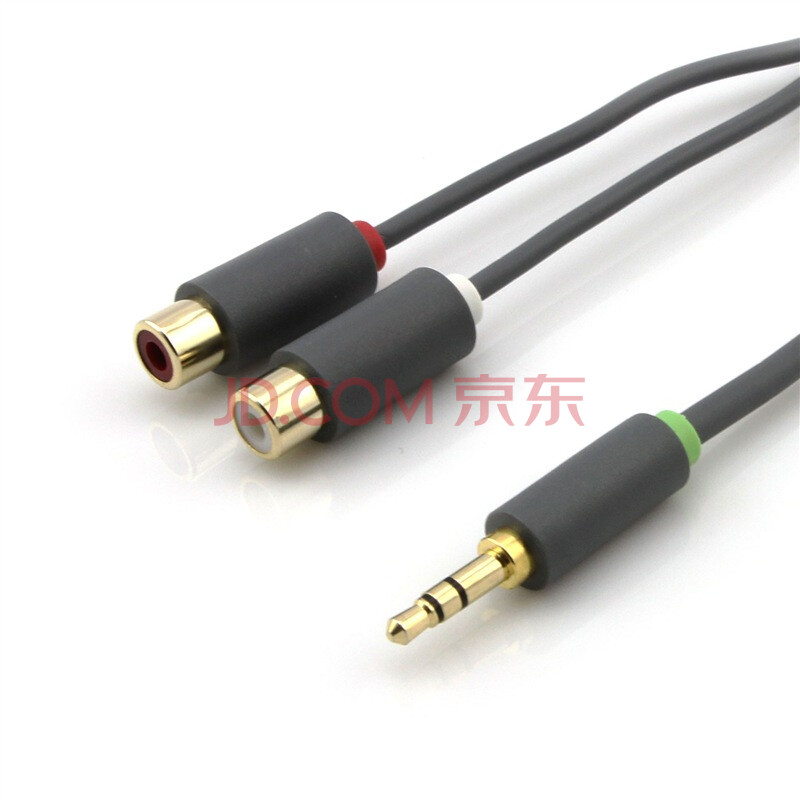 CE-LINK 2087 DC3.5mm公对2RCA母立体声音频线 数字时代的经典桥梁
